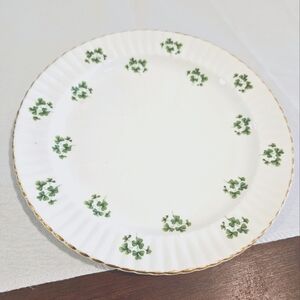8" Shamrock Dessert Plate